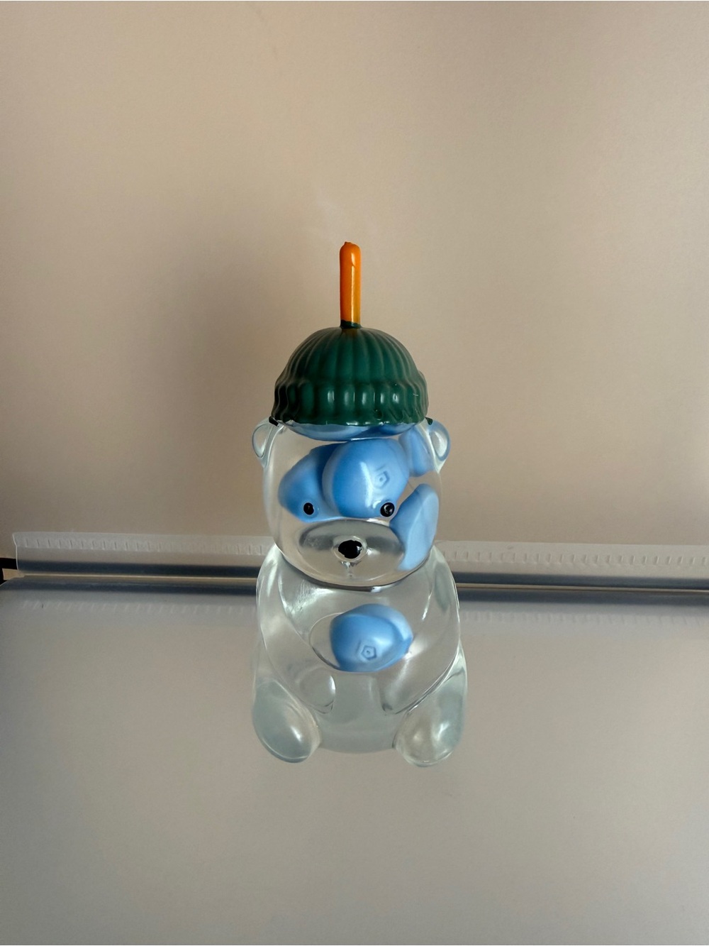 Viral Starbucks Cup Bear Stress Buster Squishy 🫐